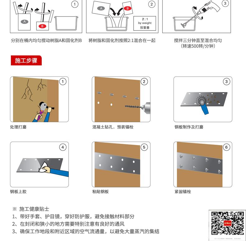 包钢自贡粘钢加固施工过程